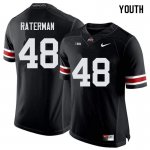 Youth Ohio State Buckeyes #48 Clay Raterman Black Nike NCAA College Football Jersey Top Deals XLK1344WV